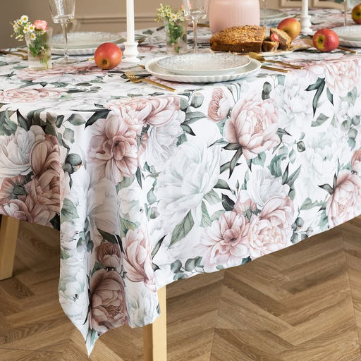Скатерть «Доляна. Пионы», 145×180±3 см