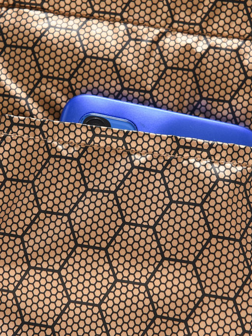 Куртка женская гибридная стёганая с капюшоном с графеновой подкладкой синего цвета 9622_1S