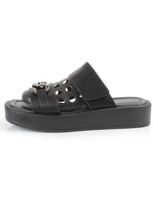 08-PEAG16-2 BLACK Босоножки женские (натуральная кожа) - Фабричный китай фото 5