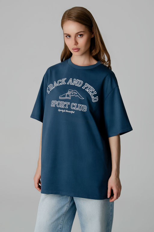 Арт. 3188 Футболка женская оверсайз 42-48 (4 шт) Цвет:изумрудный - Калинка фото 26