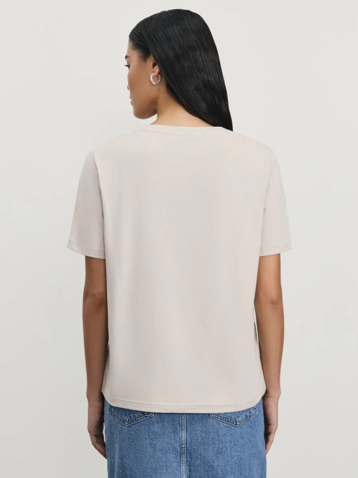 Базовая футболка из хлопка / Zarina  фото 5