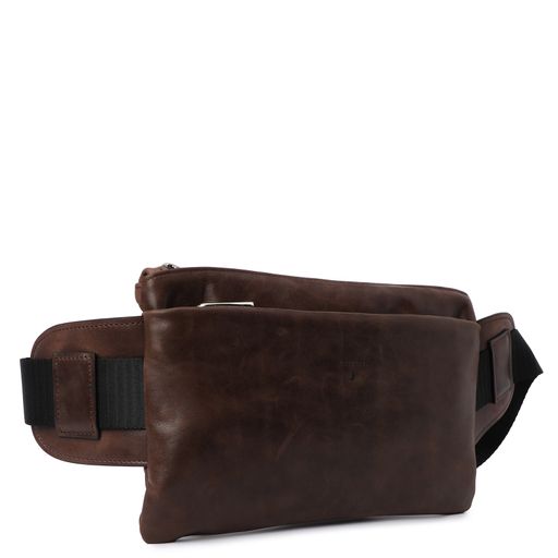 Мужская поясная сумка CALZETTI ADAM L Артикул 2418650, коричневый  фото 3