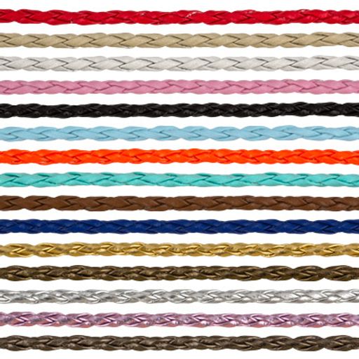 Zlatka Браслет плетеный RBL-02 23 см 5 шт СК/Распродажа №05 черный  фото 6