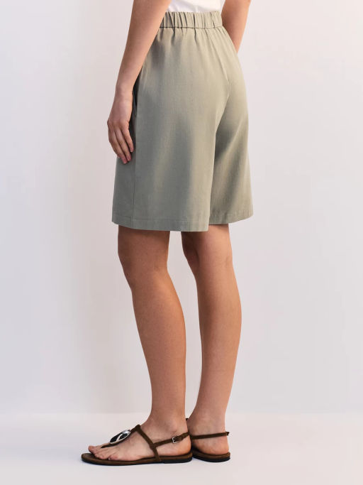 Шорты из вискозы и хлопка с отворотами ZR2605012116-150 / Zarina