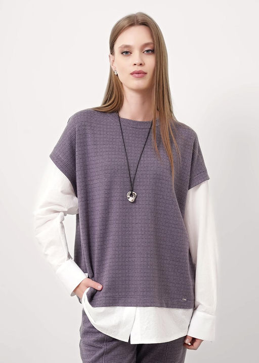 157000/186ввэ Джемпер женский (ЧЗ)