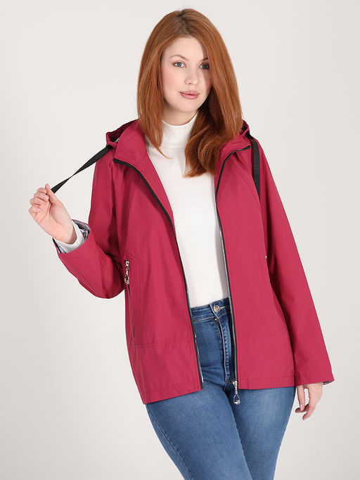 Весенняя ветровка женская с капюшоном - Almond фото 4