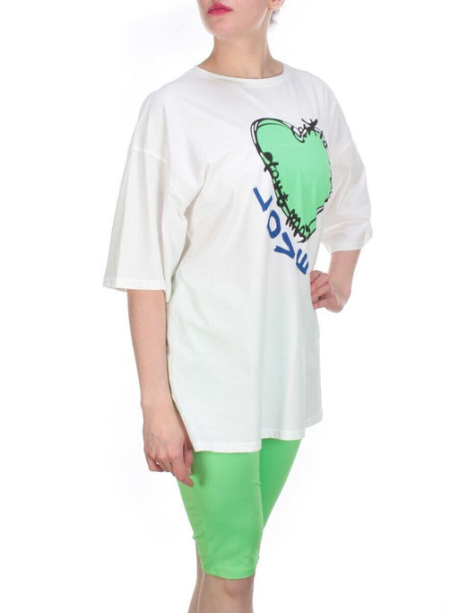 KD-866 GREEN Костюм-двойка женский 7986 TREND