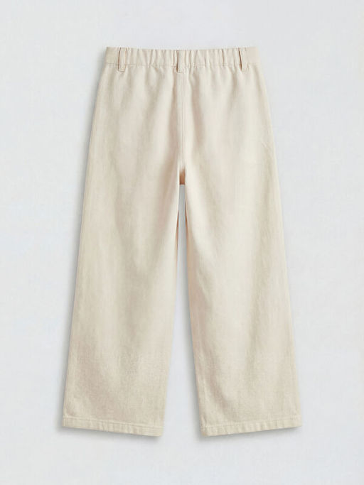 K?z ?ocuk Ta? ??lemeli Gabardin Pantolon