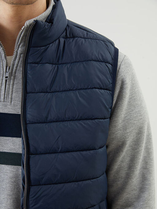 Standart Kal?p Dik Yaka Erkek ?i?me Yelek