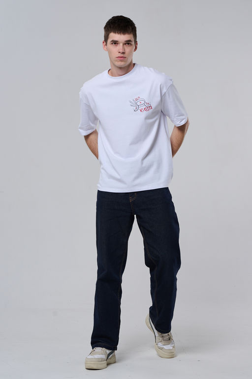 8579 футболка оверсайз мужская