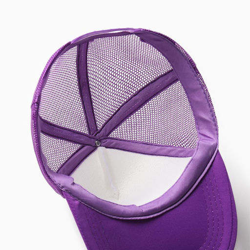 Бейсболка с сеткой унисекс MINAKU, фиолетовая, размер 56-58