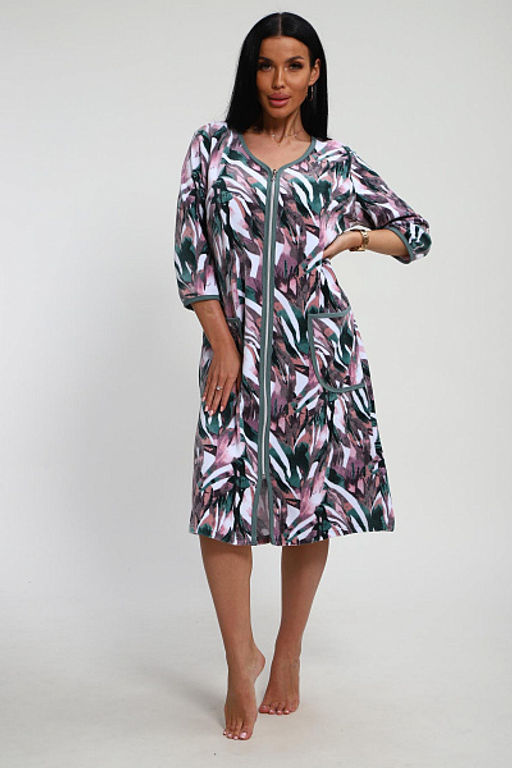 Халат велюровый на молнии (941-6) - Плиона фото 186