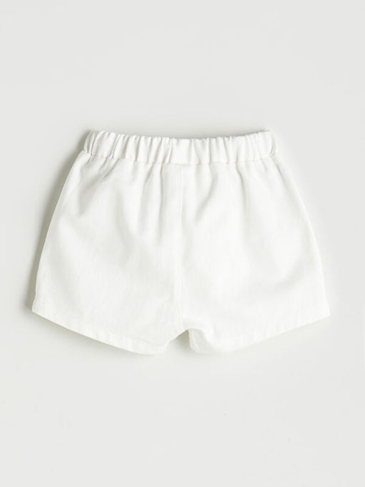 Erkek Bebek Beli Lastikli Pileli ?ort