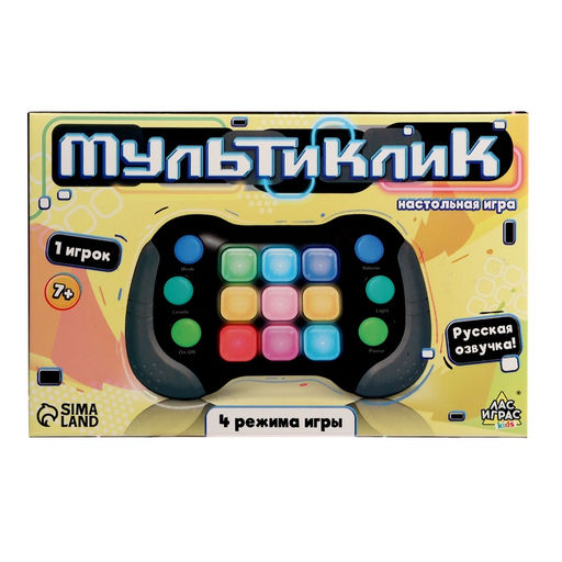 Настольная игра «Мультиклик», МИКС, 1 игрок, 7+