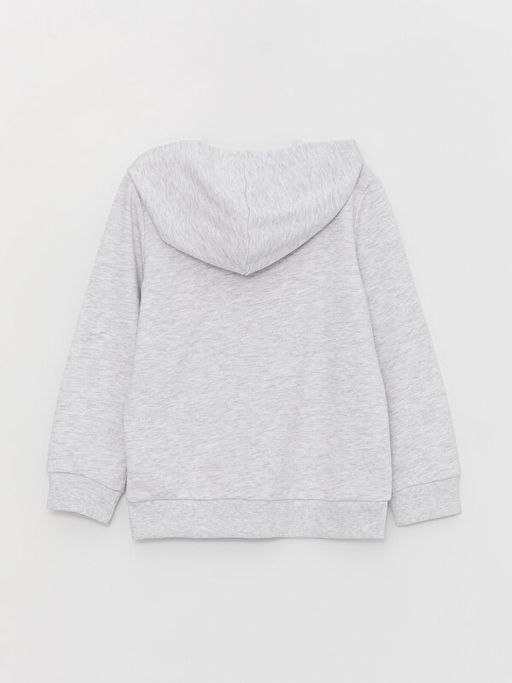 Kap??onlu Basic Uzun Kollu K?z ?ocuk Fermuarl? Sweatshirt - Waikiki фото 3