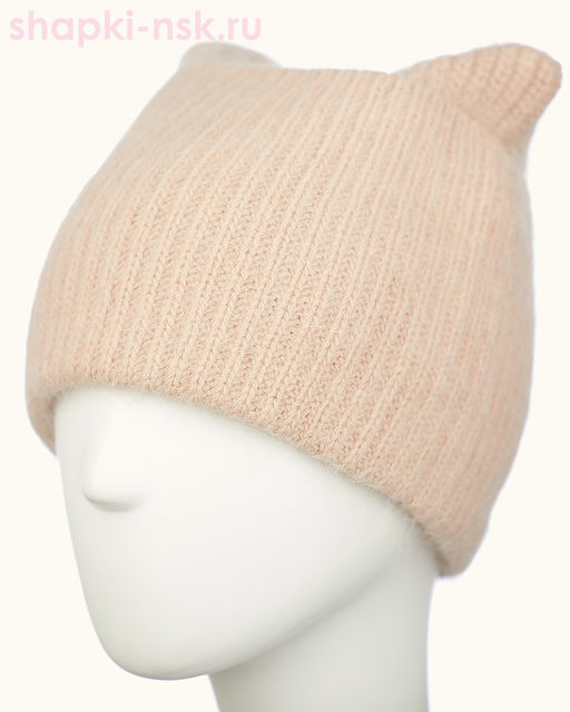 40724 1А KHW Колари Шапка с ушками женская (56-58)