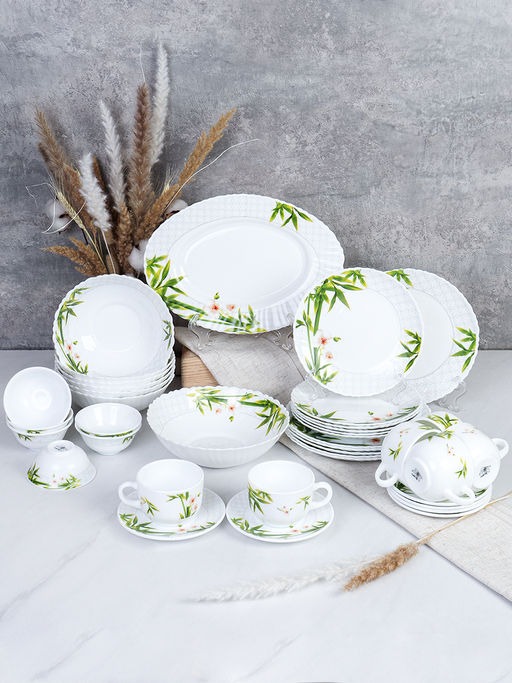 Столовый набор 38 предметов / 38/7585784120/CB-210 (6773) /уп 2/ Бамбук с орхидеей - Галеонтрейд фото 2