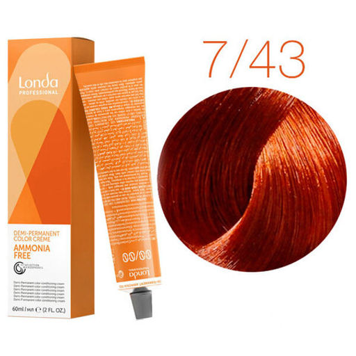 Интенсивное тонирование 7/43 блонд медно-золотистый Londa - Londa professional фото 2