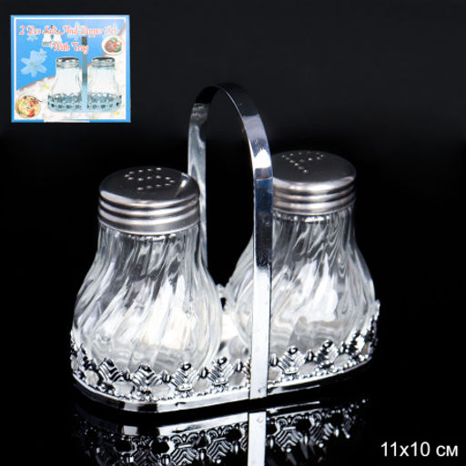 Набор для специй 2 предмета на металл подставке / BBA2 /уп 96/ - Галеонтрейд фото 2