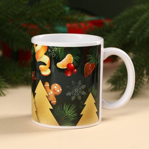 Подарочный набор Верь в чудеса: чай чёрный, вкус: глинтвейн, 50 г., кружка 300 мл., носки 36 - 39 размер - Фабрика счастья фото 5