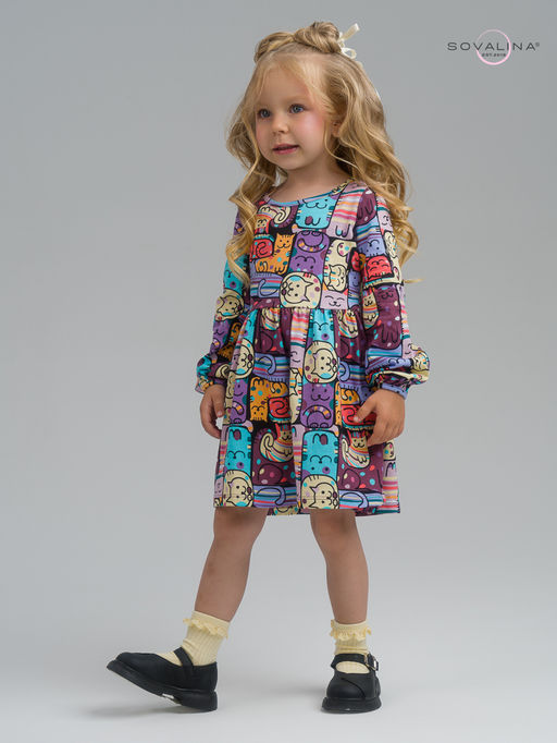 Платье Моана коты в горошек - Sovalina фото 17