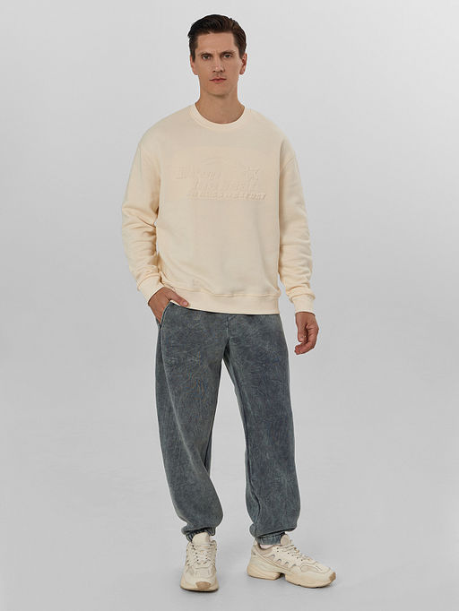 Брюки джоггеры мужские серые с обработкой эйсид - Mark formelle фото 4