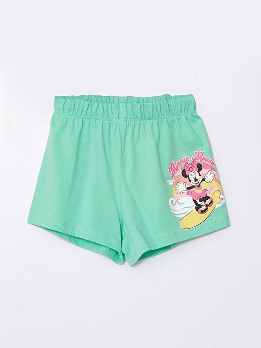 Beli Lastikli K?z Bebek Minnie Mouse Bask?l? ?ort 2li - Waikiki фото 2