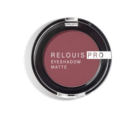 RELOUIS Тени "Pro Eyeshadow Matte" тон 19 burgundy