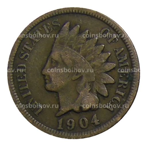 1 цент 1904 года США