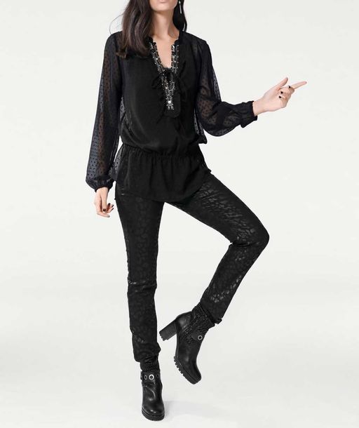 Блузка, черная - Ashley brooke фото 6