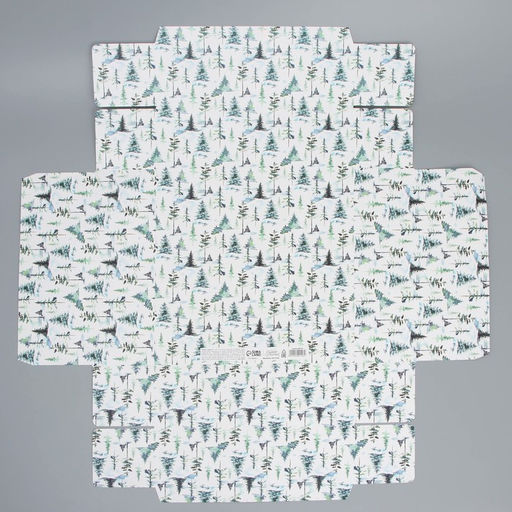 Коробка новогодняя складная «Сказочных моментов», 26×26×8 см