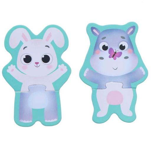 Пазлы 2 в 1 Весёлые зверята - Puzzle time фото 5