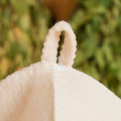 Шапка банная детская Классическая с шелкографией Божья коровка арт. 4686 - Главбаня фото 3