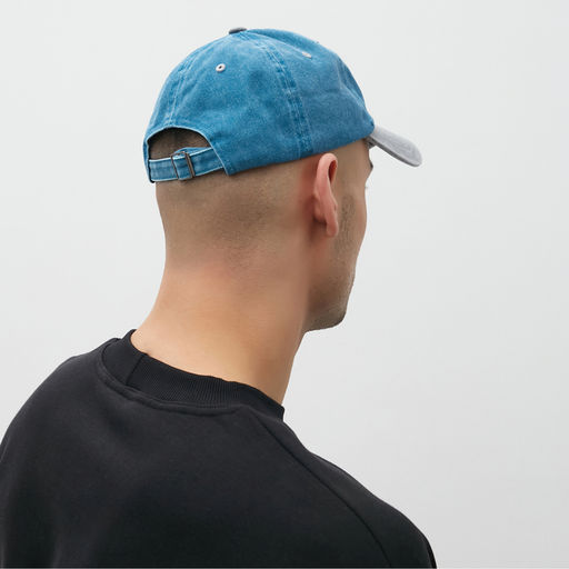 Кепка мужская MINAKU, размер 56-58, серая, голубая