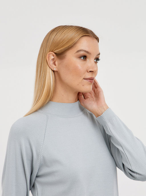 водолазка женская базовая из вискозы с воротником стойкой - Glenfield фото 4