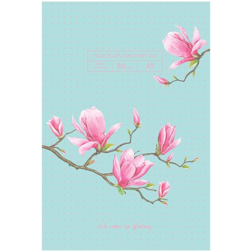 Книжка записная А5 80л., тв. обл. "Spring bloom" ("BG", ЗК5т80_лм 8361) матовая ламинация, блок в точку