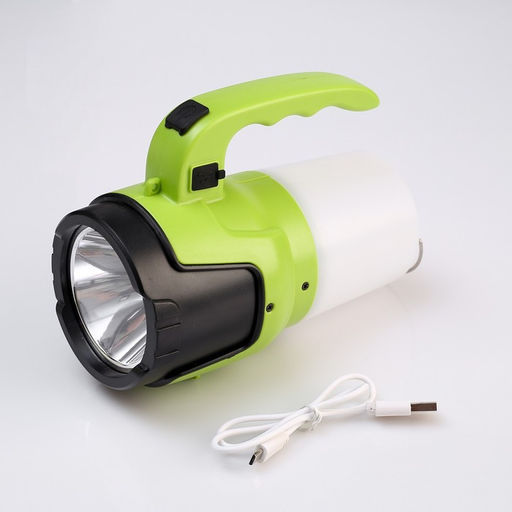 Фонарь прожекторный аккумуляторный, 5 Вт, 2 LED, 3 режима, USB, 18 х 15 х 9 см - Simaland фото 2