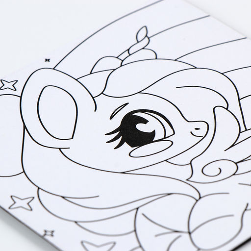 Цена за 2 шт. Магнит-раскраска «Единорожка», 10×10 см