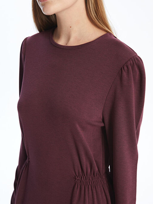 Bisiklet Yaka Elbise