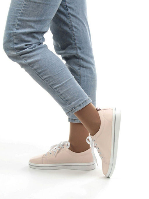 05-PDA16-4 Кроссовки женские (натуральная кожа) - Фабричный китай фото 3