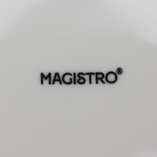 Десертные тарелки Magistro Basic bistro, d=16.5 см, набор 6 шт., фарфор, белые