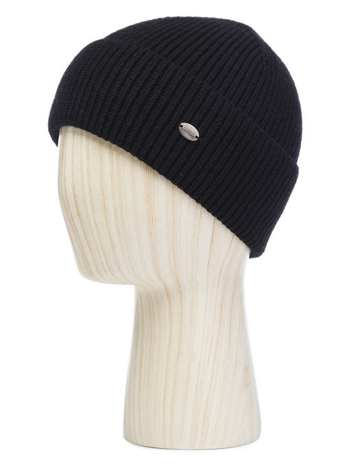 Шапка муж. каш+шерсть+виск LB-N88125 black