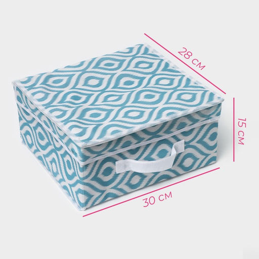 Короб для хранения Доляна Лагуна, 302815 см, бирюзовый  фото 3