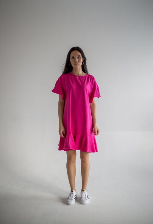 Платье с волнами ПЛОТНЫЙ ХЛОПОК - Knitka wear фото 9