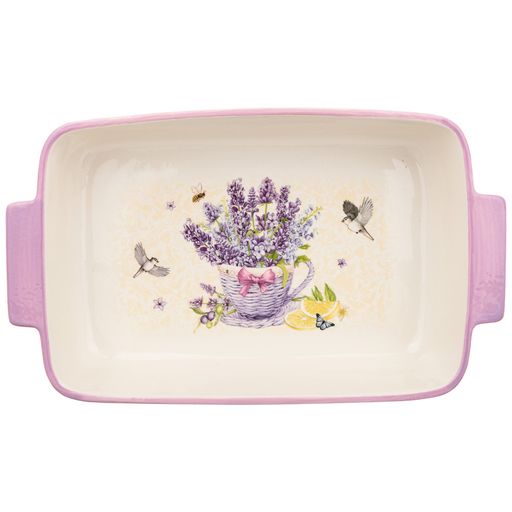 БЛЮДО ДЛЯ ЗАПЕКАНИЯ AGNESS ЛАВАНДА ПРЯМОУГ.2,8 Л 33,5*19,5*7,5 СМ