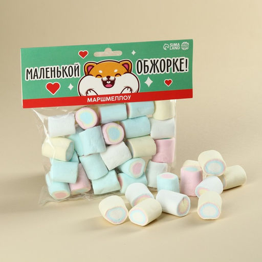 Маршмеллоу Маленькой обжорке большие, 85 г.