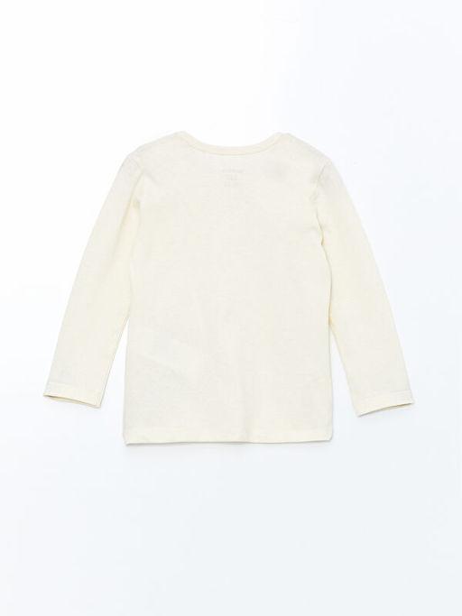 Bisiklet Yaka Uzun Kollu Bask?l? Erkek Bebek Pijama Tak?m? - Waikiki фото 3