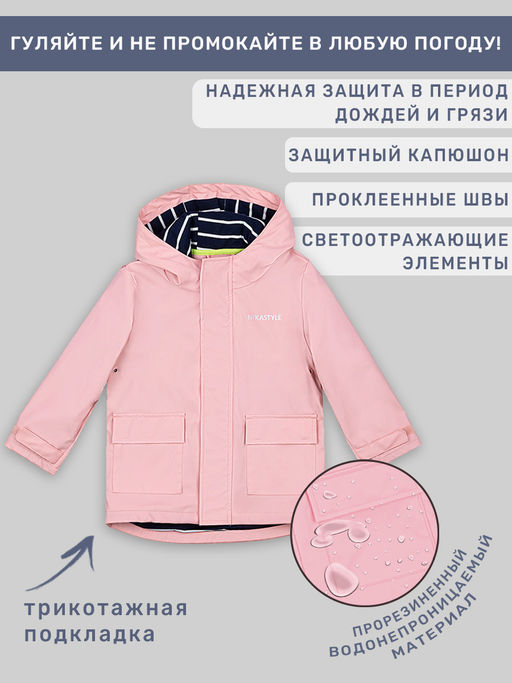 ВЕТРОВКА 4л5322 пудровый