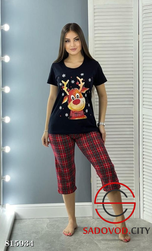 Пижама новогодняя женская