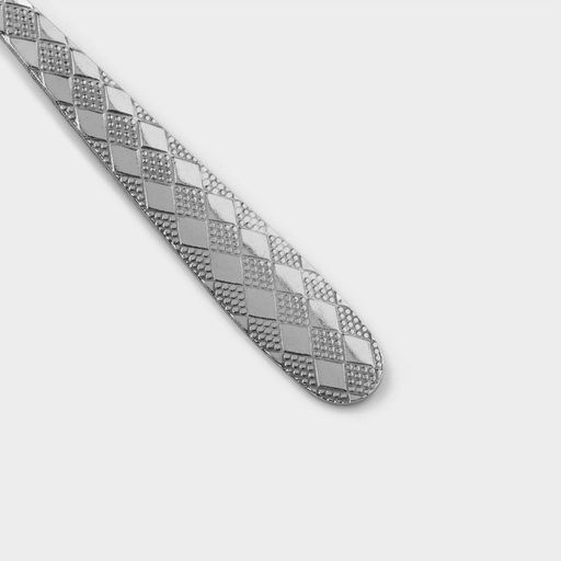 Набор ложек чайных Доляна «Ромб», длина 15 см, 6 шт., нержавеющая сталь, серебристый